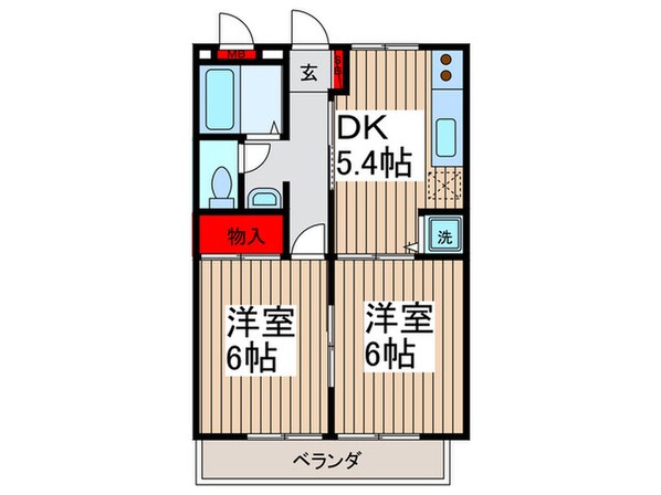 パティオおかむらの物件間取画像